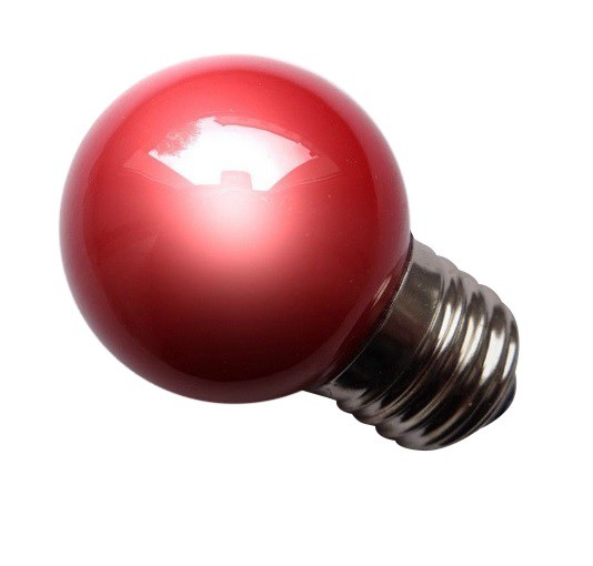LED Tropfen Partylampe E27 ROT