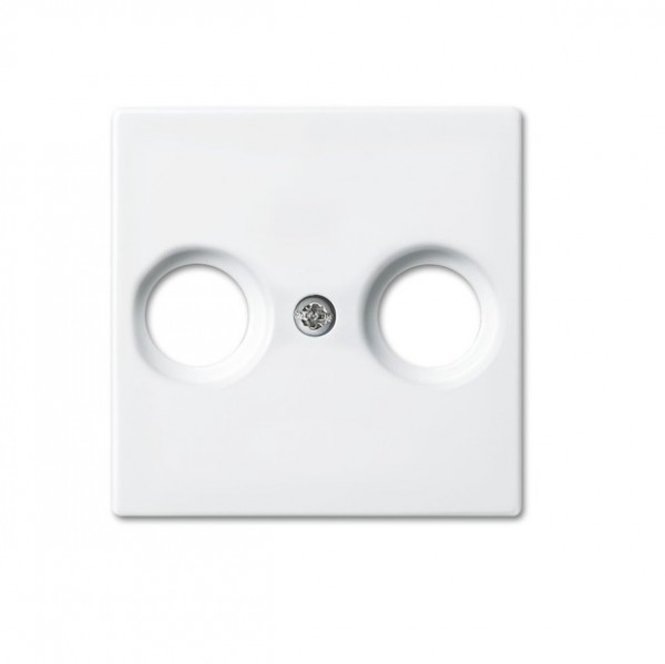 Busch-balance SI 2-Loch Antennenabdeckung alpinweiß 2531-914