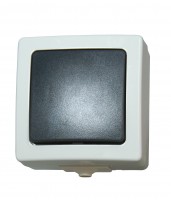 Kopp Aus-und Wechselschalter Aufputz IP44 grau 565656001 Kopp Aus-und Wechselschalter Aufputz IP44 grau 565656001